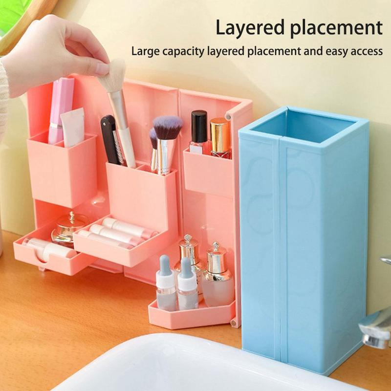 Lisslune | Foldable Stationary Makeup Storage Box