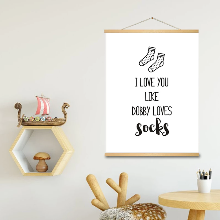 Lisslune | Dobby Cute Quotes Poster