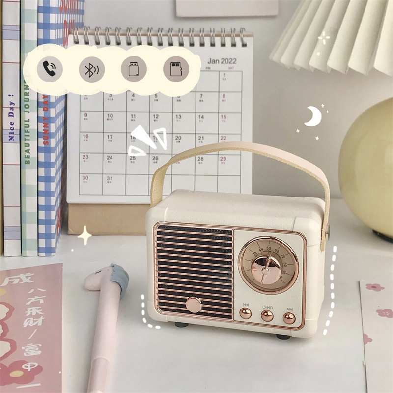 Lisslune | Mini Retro Radio Bluetooth Speaker