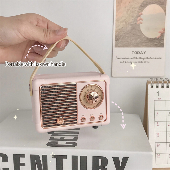 Lisslune | Mini Retro Radio Bluetooth Speaker