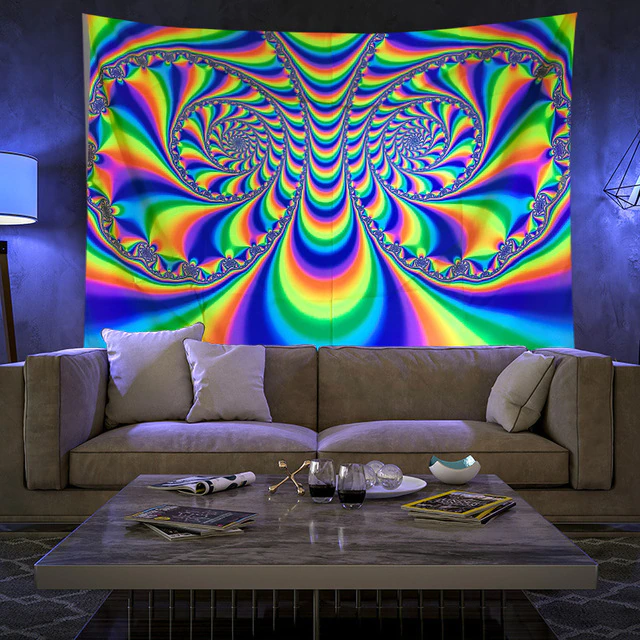 Lisslune | Colorful Glowing Luminous Tapestry