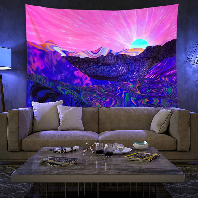 Lisslune | Colorful Glowing Luminous Tapestry