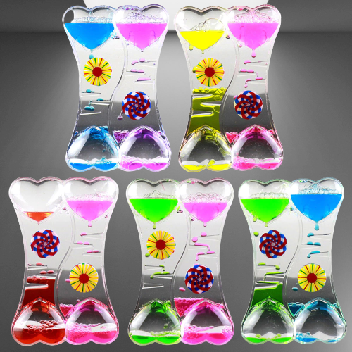 Lisslune | Double Floating Hearts Hourglass