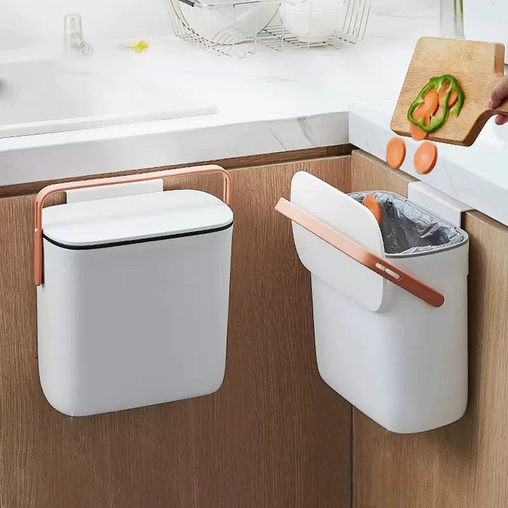 Lisslune | Wall-Mounted Modern Large Kitchen Trash Can