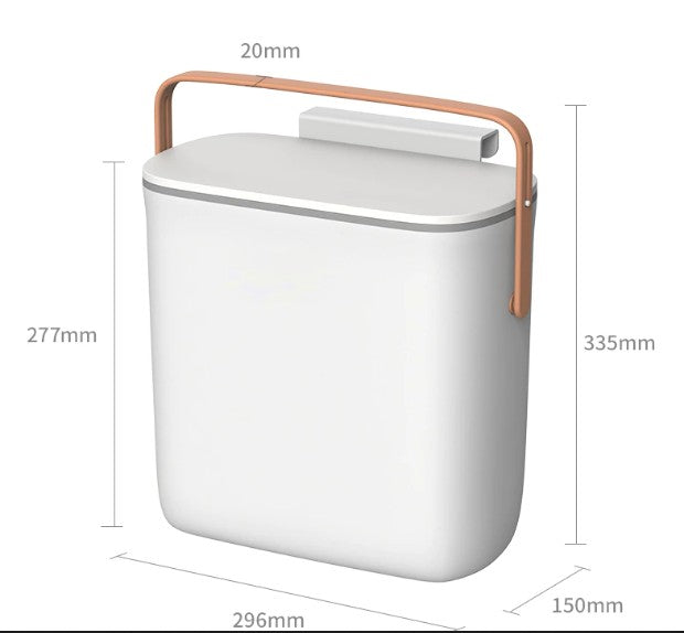 Lisslune | Wall-Mounted Modern Large Kitchen Trash Can