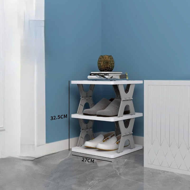 Lisslune | Space Saving Foldable Stackable Shoe Storage Rack
