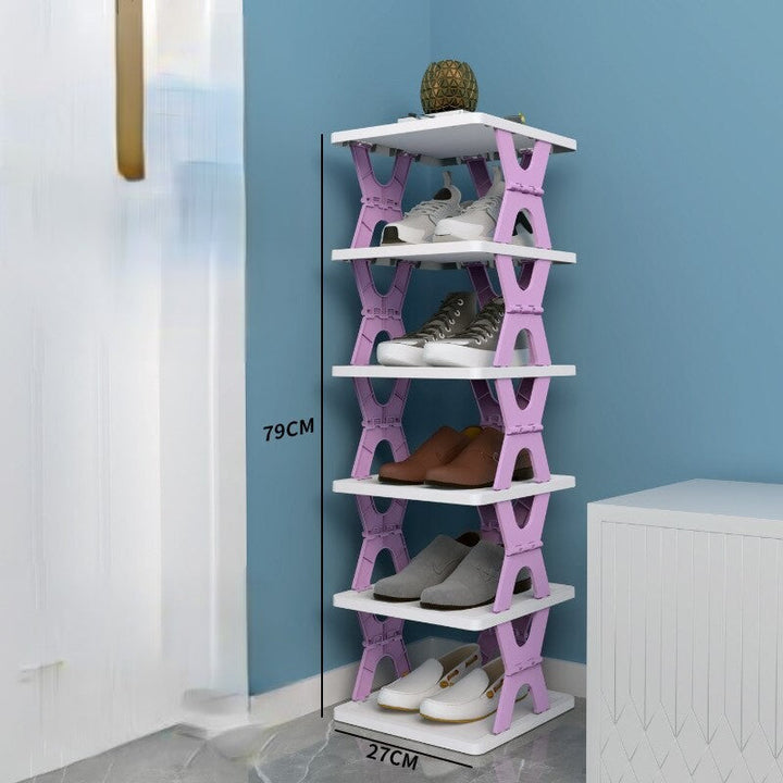 Lisslune | Space Saving Foldable Stackable Shoe Storage Rack