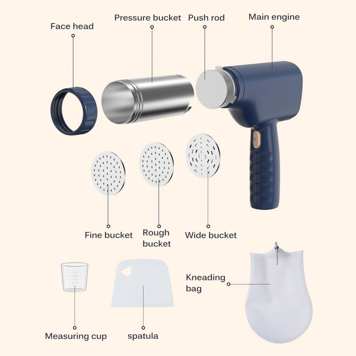 Lisslune | Handheld Automatic Cordless Pasta Noodle Maker