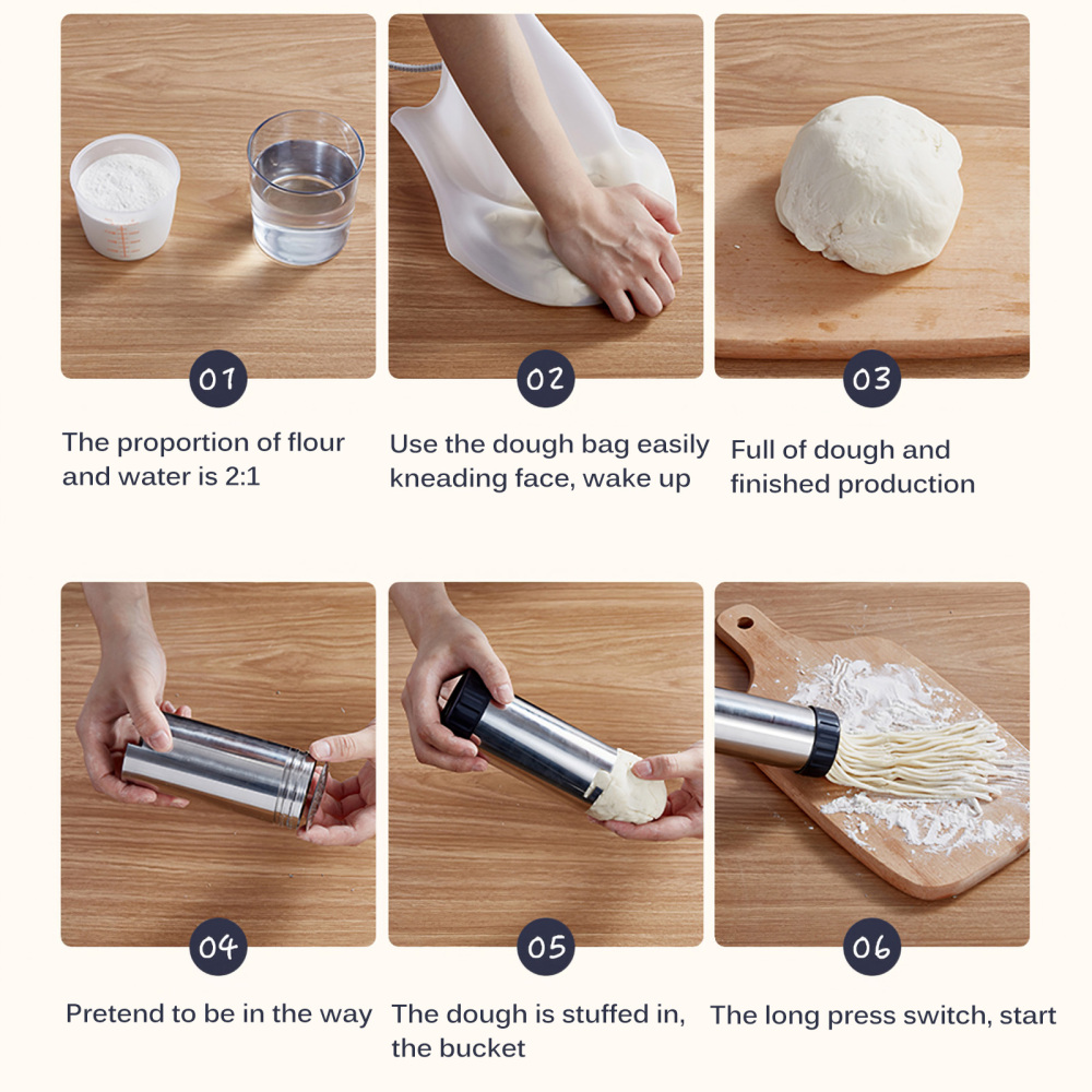 Lisslune | Handheld Automatic Cordless Pasta Noodle Maker