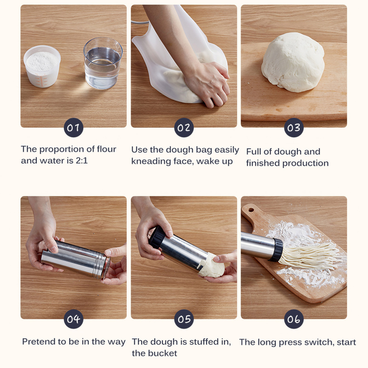 Lisslune | Handheld Automatic Cordless Pasta Noodle Maker