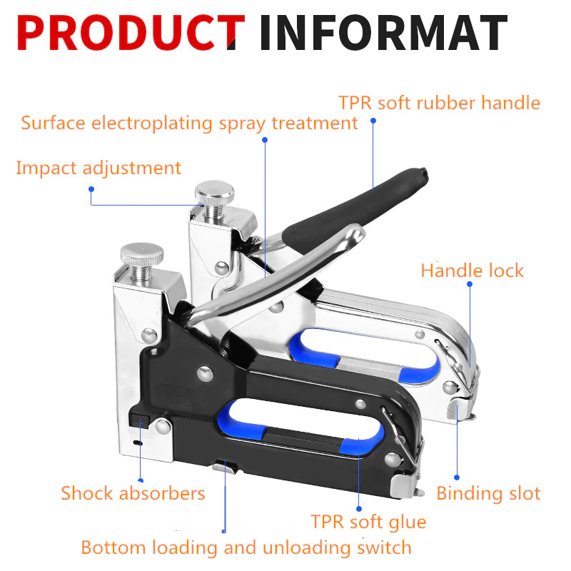 Lisslune | Portable Manual Rapid Clipper Stapler