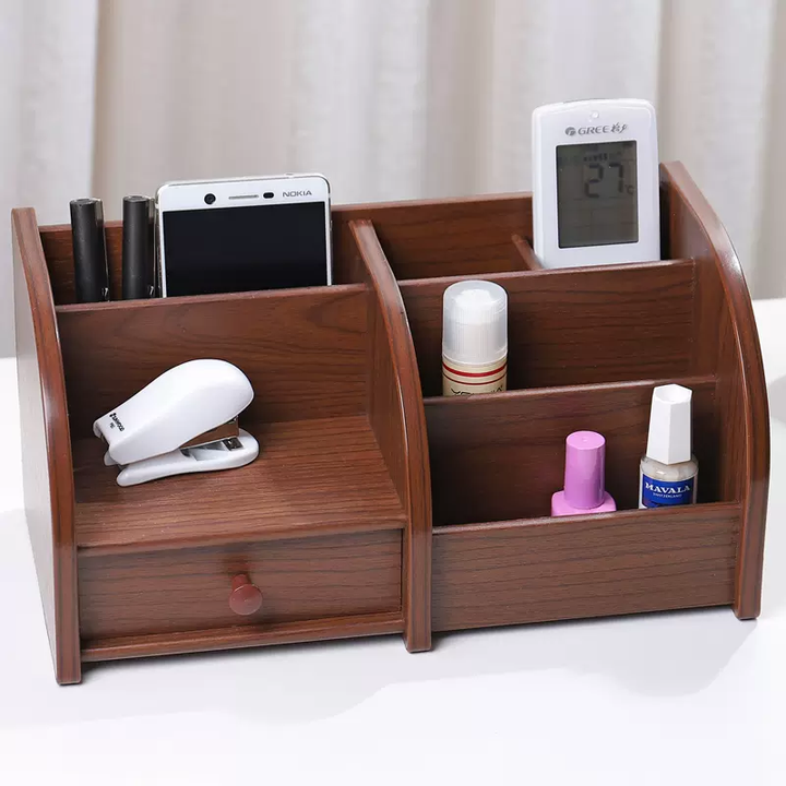 Lisslune | On Point Wood Desktop Organizer