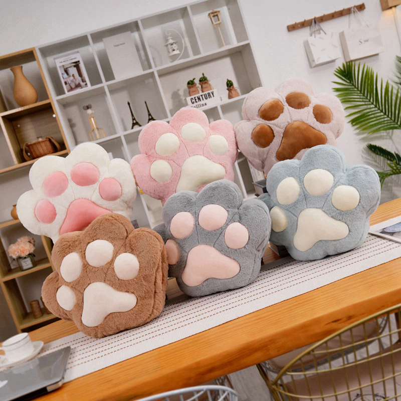 Lisslune | Fluffy Bear Paw Hand Warmer Pillow