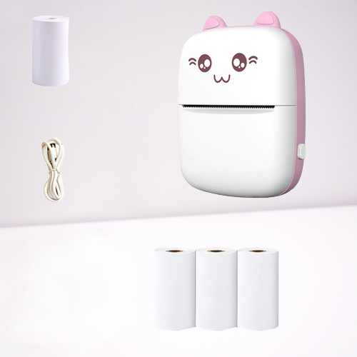 Lisslune | Mini Cat Thermal Bluetooth Label Printer