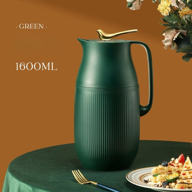 Lisslune | ThermoMax | Large Minimalist Insulated Stainless Steel Bottle – Double Wall Thermal Flask
