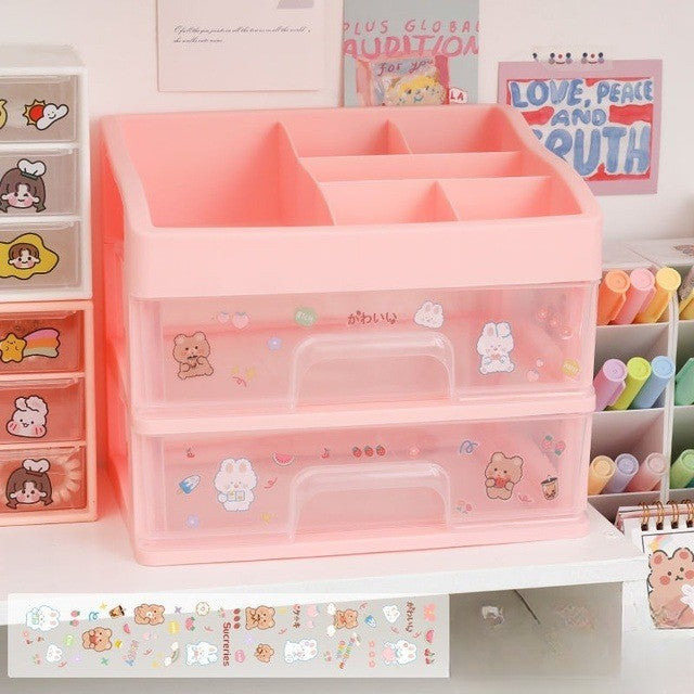 Lisslune | Tidy Tower Desk Organizer Storage Box