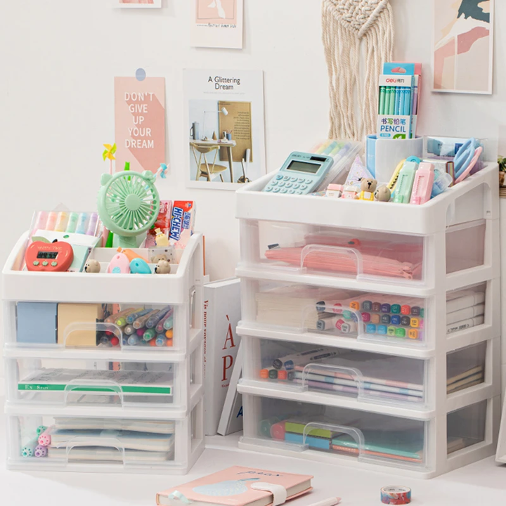 Lisslune | Tidy Tower Desk Organizer Storage Box