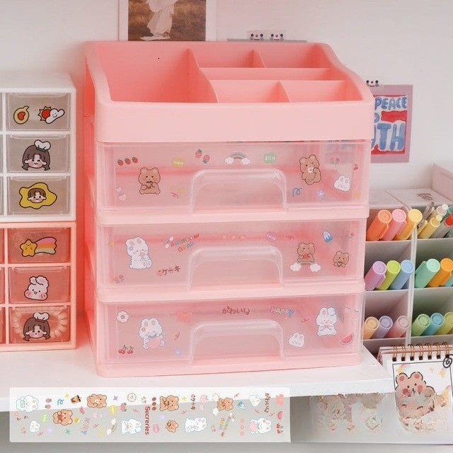 Lisslune | Tidy Tower Desk Organizer Storage Box