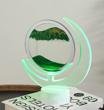 Lisslune | Sand Serenity Moon Shape Night Light