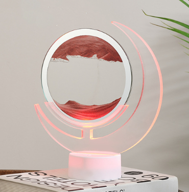 Lisslune | Sand Serenity Moon Shape Night Light