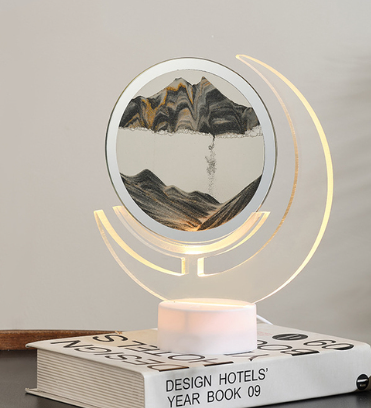 Lisslune | Sand Serenity Moon Shape Night Light