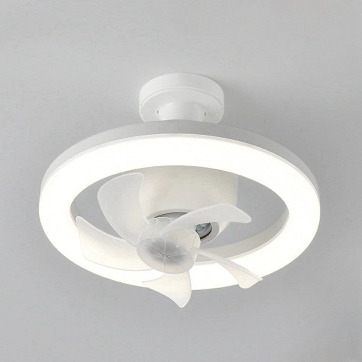 Lisslune | 2in1 Radiant Rotating RC Ceiling Fan Lamp