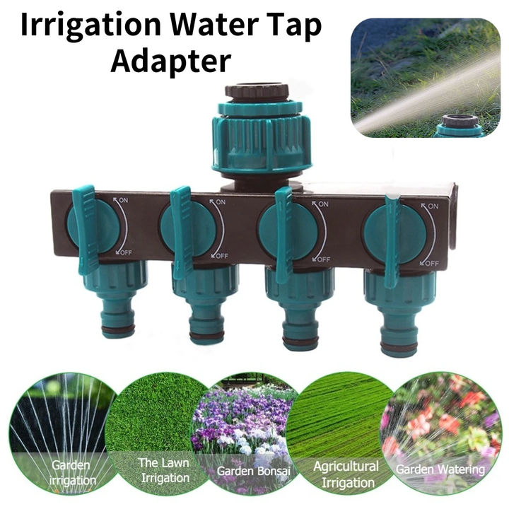 Lisslune | 4-Way Garden Tap Water Splitter