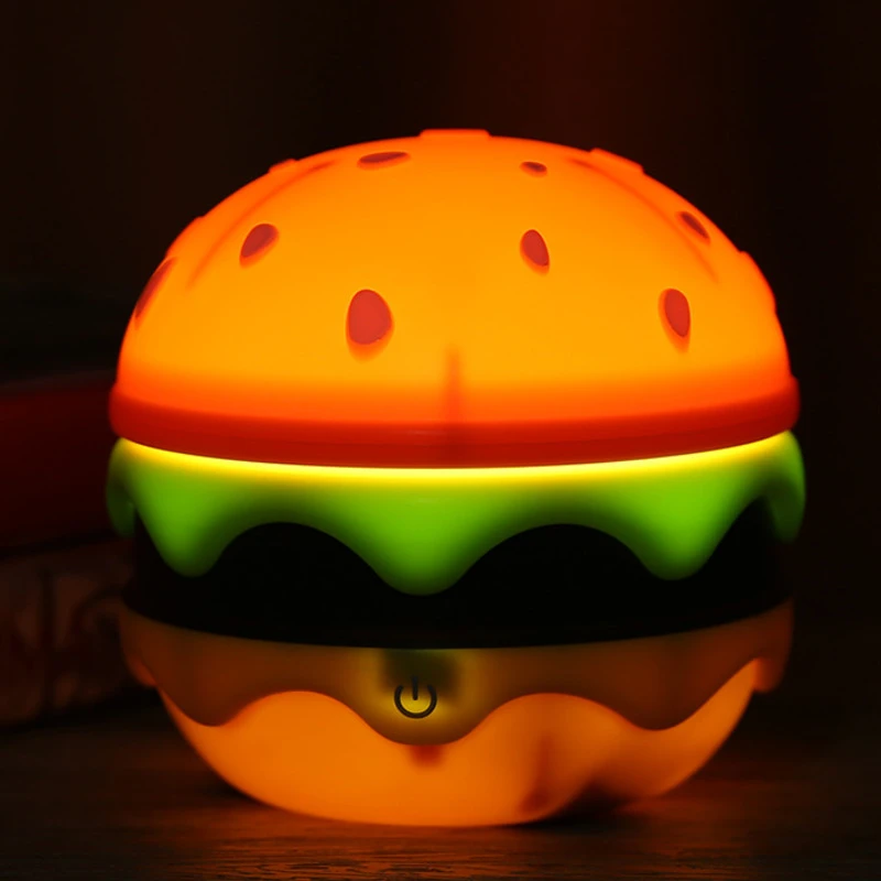 Lisslune | Foldable Wireless Unique Hamburger Table Lamp