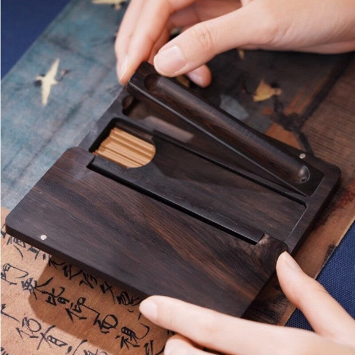 Lisslune | Mystic Portable Wood Incense Box
