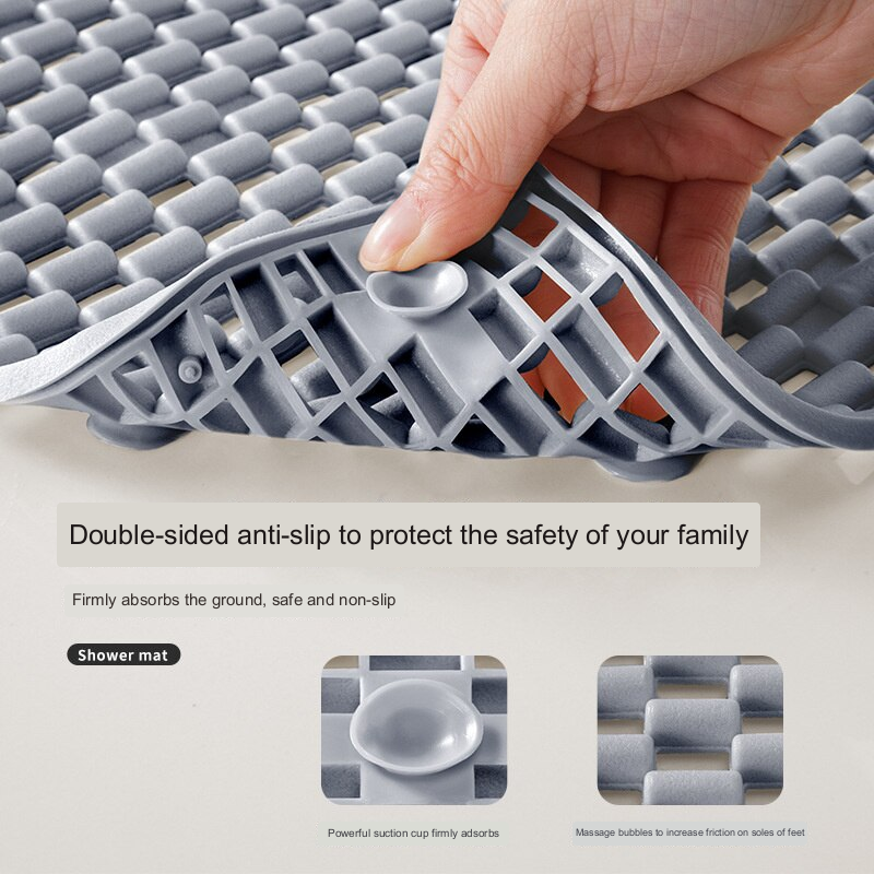 Lisslune | Anti-Slip Hollow Out Waterproof Bathroom Mat