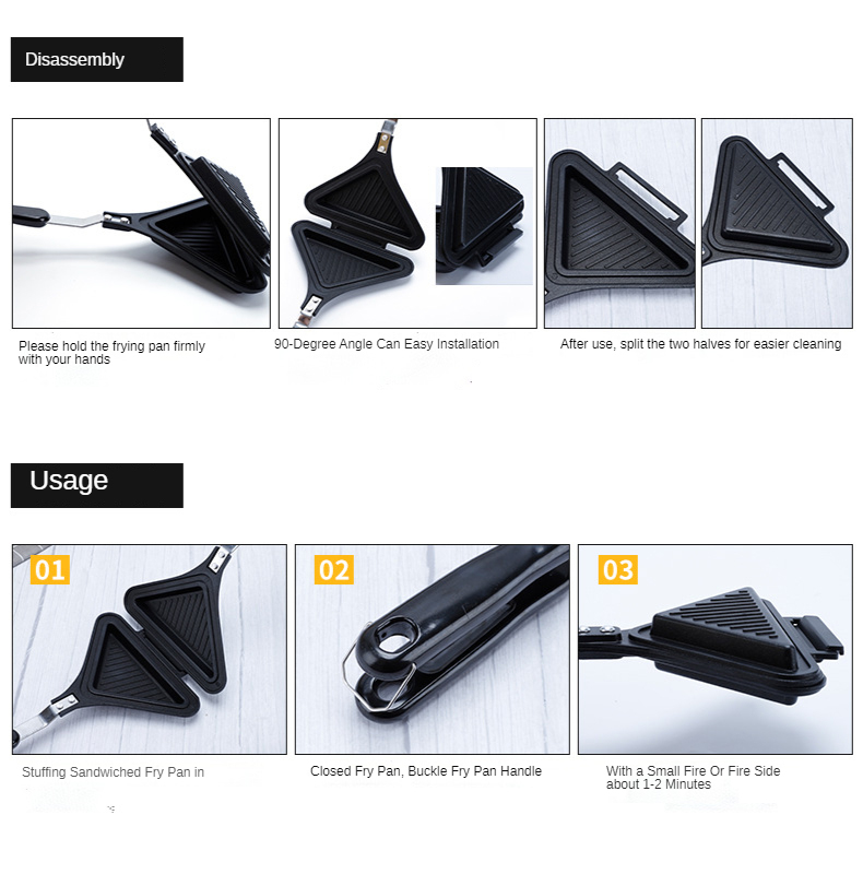 Lisslune | Japanese Style Double-Sided Sandwich Maker
