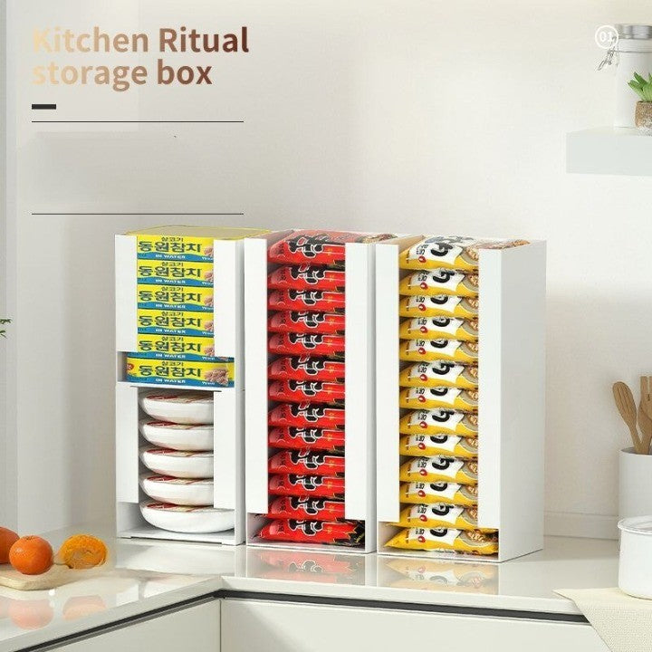 Lisslune | Tidy Kitchen Snack Storage Box Organizer