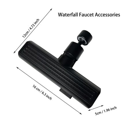 Lisslune | Universal Rotating Waterfall Sink Faucet Extension