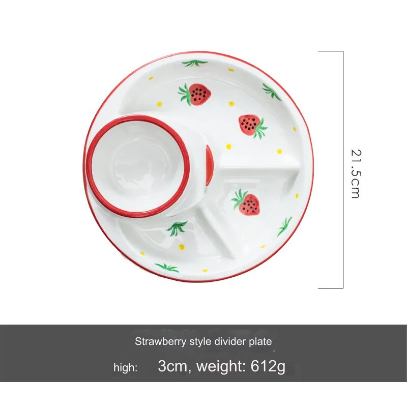 Lisslune | Breakfast Combo Nordic Ceramic Plate