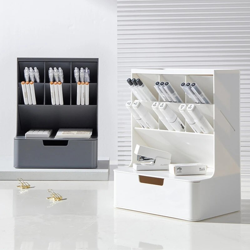Lisslune | Clean Tower Tidy Multifunctional Desktop Organizer