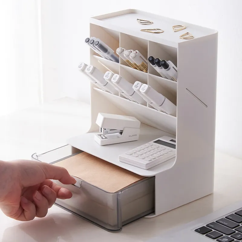 Lisslune | Clean Tower Tidy Multifunctional Desktop Organizer