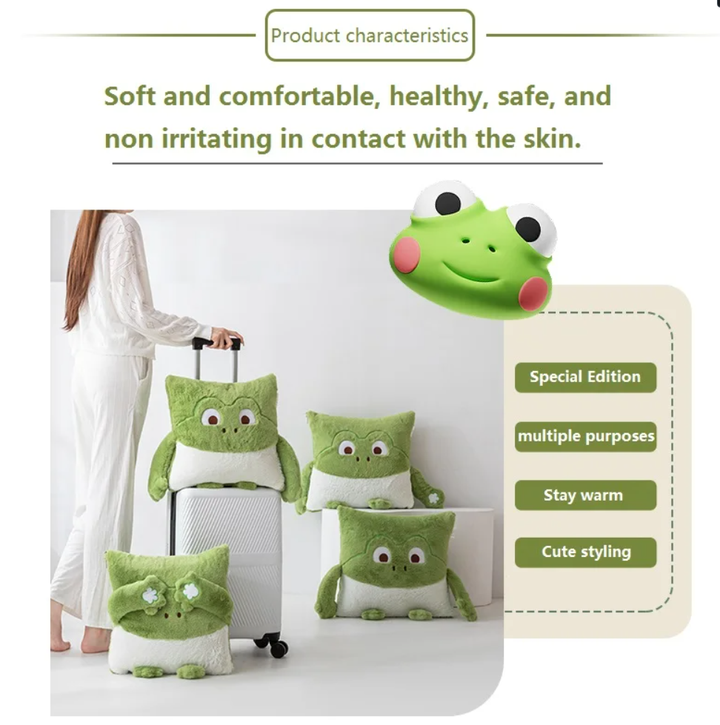 Lisslune | Cozy Dreams Mini Monster Quilted Pillow Blanket