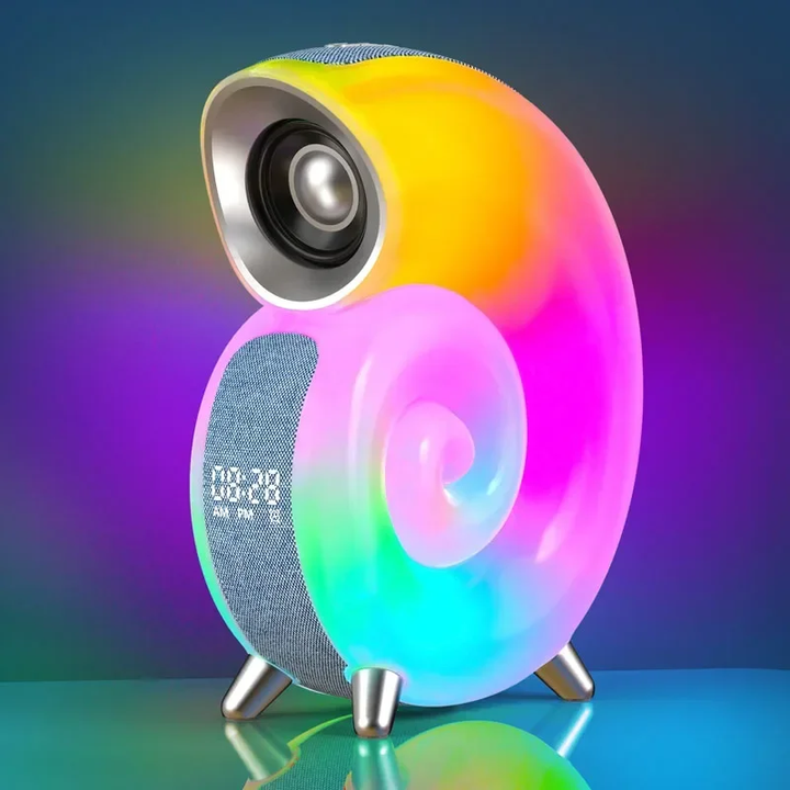 Lisslune | Colorful Sea Shell LED Bluetooth Smart Speaker