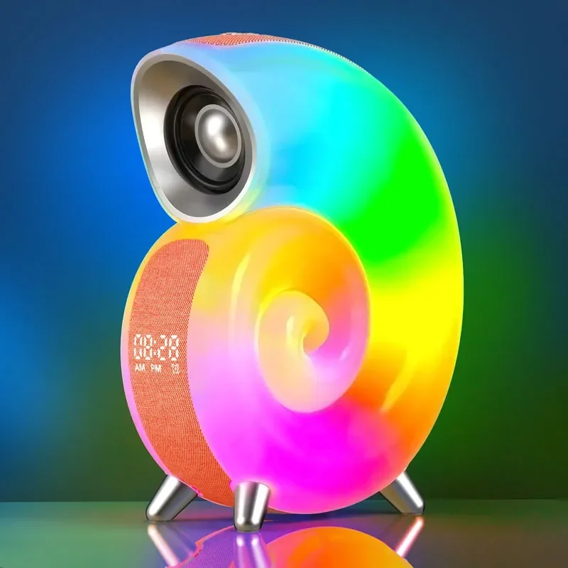 Lisslune | Colorful Sea Shell LED Bluetooth Smart Speaker