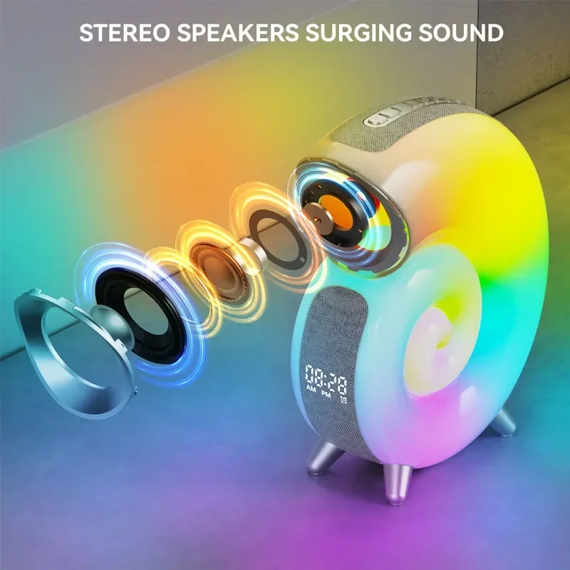 Lisslune | Colorful Sea Shell LED Bluetooth Smart Speaker