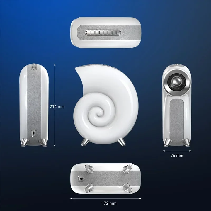 Lisslune | Colorful Sea Shell LED Bluetooth Smart Speaker