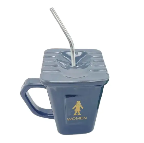 Lisslune | Squatting Toilet Shape Ceramic Mug