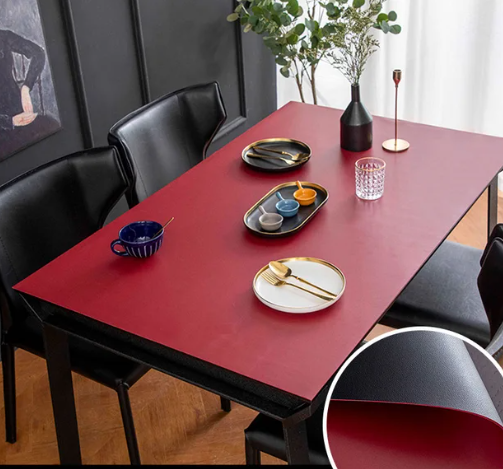 Lisslune | Leather Waterproof Chic Double-Sided Table Mat