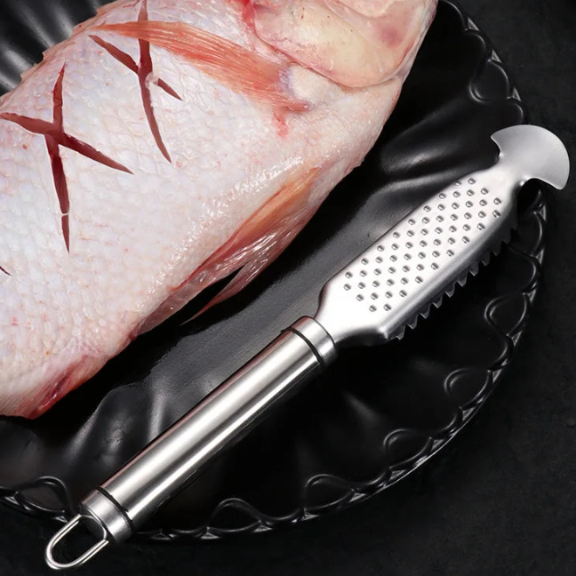 Lisslune | Ginger Grind Stainless Fish Scraper Tool