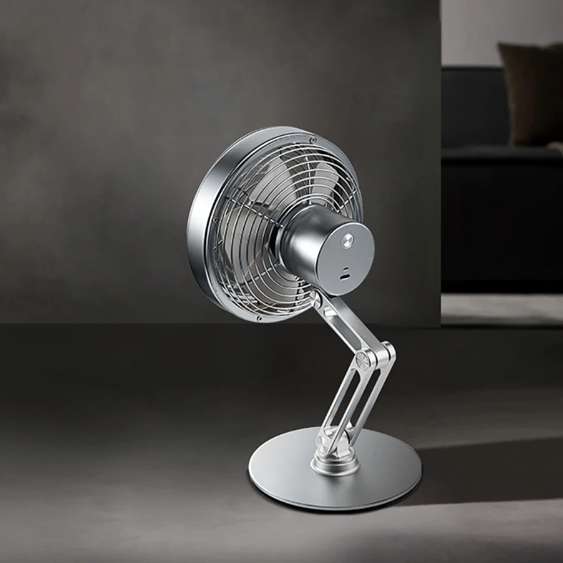 Lisslune | Height-Adjustable Stand Compact Turbo Mini Desk Fan