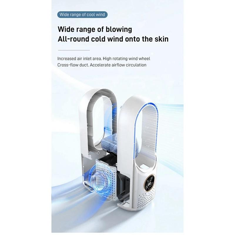 Lisslune | Bladeless Fan Portable Mini Air Conditioner