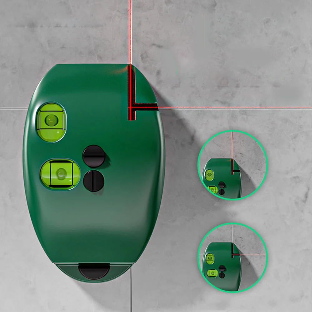 Lisslune | High Precision 2-Line Laser Level Right Angle Tool