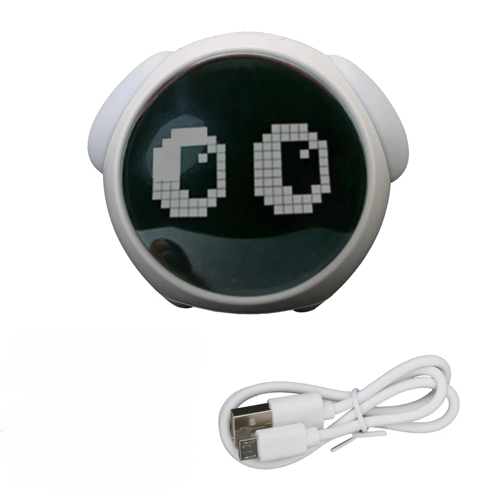 Lisslune | Cute Expression Night Light Alarm Clock