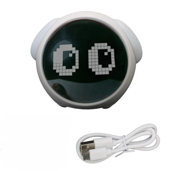 Lisslune | Cute Expression Night Light Alarm Clock