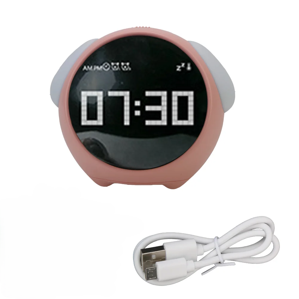 Lisslune | Cute Expression Night Light Alarm Clock
